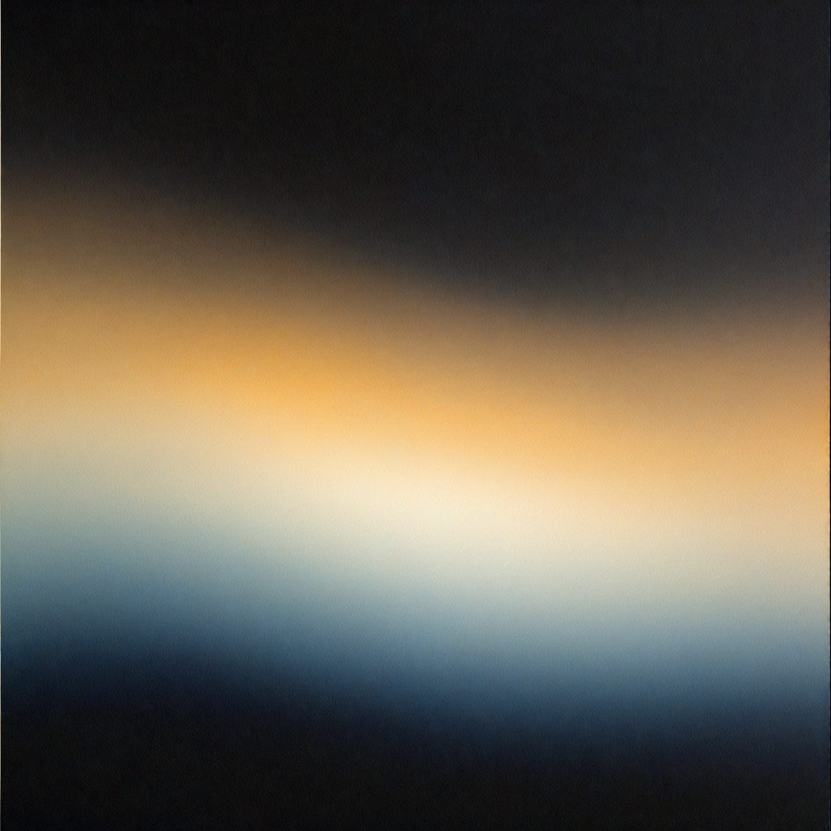 The primary subject of the image is a blue and yellow gradient, which creates a visually striking and dynamic scene. The setting is a black background, which contrasts with the vibrant colors of the gradient. The visual style of the image is a combination of digital art and illustration, as it showcases the artist's skill in creating a visually appealing and engaging composition. The dominant colors in the image are blue and yellow, which evoke a sense of energy and movement. Overall, the image conveys a sense of depth and complexity, with the gradient serving as the focal point and the black background providing a strong contrast.